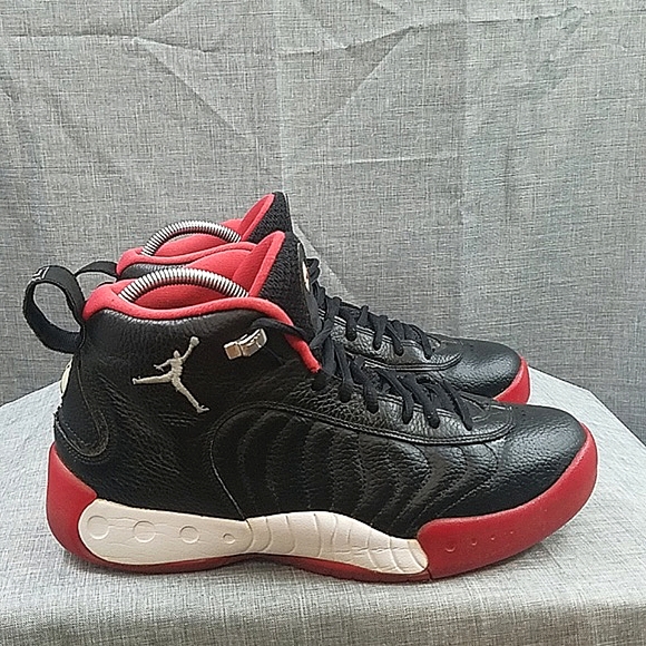 Nike Air Jordan Jumpman Pro 'bred' sneakers - black red men's 10 906876-001 - Picture 5 of 14